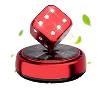 Car Air Freshener Diffuser | Solar Power Car Air Freshener - Automotive Trim, Long-Lasting Odor Removal Dice for Minivan Commuting Traveling Road Trip