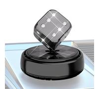 Car Air Freshener Diffuser - Solar Powered Dash Odor Remover Cube Car Fragrance | For Truck, Minivan, Sedan, Travel, Commuting, Vehicle Cleaner, Long Lasting Scent