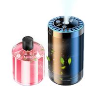 Car Air Freshener Diffuser - USB Air Freshener with Automatic On/Off - Oil Diffuser in 7 Colours with Star Light for Relaxation in the Home, Bedroom, Bathroom, Children's Room, Spaces
