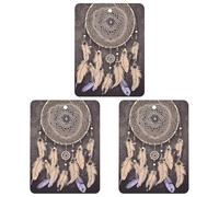 Car Air Freshener Dream Catcher Hanging Aromatherapy Tablets for Men Women 3 Pcs Square
