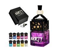 Car Air Freshener for Men Savage with Vent Clip | Savage Perfume Inspired Air Freshener | Strong Diffuser | Odour Eliminating Car Air Fresheners by Norty Scents (PURPLE, SAVAGE)