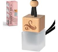 Car Air Freshener for Women - Belle La Vie | Irresistible Scent | Odour Eliminator with Essential Oils | Car Air Fresheners Vent Clip | Long Lasting Automotive Diffuser by Perfa