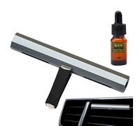 Car Air Freshener, Fragrance Decoration, Aluminium Alloy Ventilation Grille Fan, Creative Vehicle Perfume, for Car, Interior, Bedroom, Living Room, Toilet