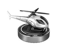 Car Air Freshener, Helicopter Design Car Solar Therapy Rotation Aeroplane Decoration Perfume Fragrance Long Lasting Car Decoration Supplies Solar Dash Ornaments Long Lasting Natural Deodorant