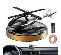 Car Air Freshener - Helicopter Shape, Rotating Solar Aromatherapy | Creed, Energy Rotating Aromatherapy Diffuser for Car, Long-Lasting Freshness, Fabric with Piping