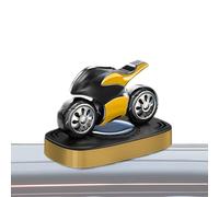 Car Air Freshener, Motorcycle Odor Eliminator, 3 Inches Rotating Solar Freshener Deodorizer with Long Lasting Fragrance, ABS Automotive Interior Accessory with Modern Design