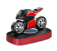 Car Air Freshener, Motorcycle Scented Ornament, Solar Powered Rotating Deodorizer, Long Lasting Fragrance, Ideal for Vehicle, Bathroom, Home, Office Room 3.15 x 4.57 x 2.6 inches