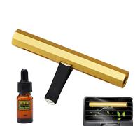 Car Air Freshener - Outlet Perfume Decoration | Aluminum Alloy Air Outlet Fan Creative Auto Perfume | for Auto Bedroom Living Room Toilet Men Women