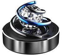 Car Air Freshener Solar 360 Degrees Rotating Car Air Purifier Solar Energy Aromatherapy Diffuser Solar Energy Car Perfume Diffuser for Home Vehicles