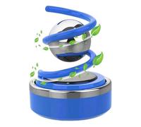 Car Air Freshener - Solar Air Purifier | Rotating Ball Diffuser | Anti-fading Galvanized Automobile with Suspended Ball, Decoration