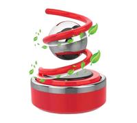 Car Air Freshener - Solar Air Purifier | Rotating Ball Diffuser | Electroplated Anti-Fade Car Ornament with Hanging Ball Spring Ball Creative Home Decoration
