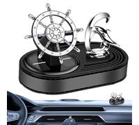 Car Air Freshener, Solar Powered Diffuser, Aromatherapy Cars Accessory with Rotating Design, Solar Energy Diffuser with Fresh Scent, Car Scents for Cars, Trucks, Rvs, Vehicles, Travel, Home
