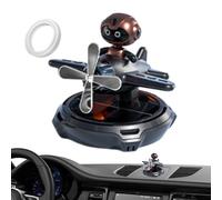 Car Air Freshener - Solar Powered Rotating Perfume Diffuser, Automotive Fragrance Decoration with Silent Rotation, Dashboard Desktop Ornament, Truck Bedroom Home Scent Accessory for Interior Freshenin