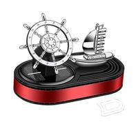 Car Air Freshener, Solar Rotating Aromatherapy, Standard Size Vehicle Scent Diffuser with Perfume Function, ABS Material Anti Slip Finish, Car Accessory with Stylish Design, Home Decoration