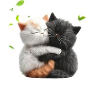 Car Air Freshener Vent Clip | 2D Acrylic Cute Cat Perfume Diffuser for Vehicles - Odor Eliminator for Car Truck SUV Van Home Office