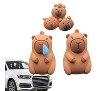 Car Air Freshener Vent Clip - Capybara Aroma Ornament, Vehicle Scented | Portable Oil Diffuser With Commuting Scenario For Most Cars SUVs Dashboard Interior Freshening Enjoyment