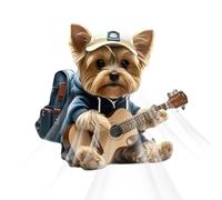 Car Air Freshener Vent Clip - Flat Acrylic Funny Diffuser - Cute Dog Air Freshener for Home Women Summer Night Travel Road Trip Van Daily Commute Truck