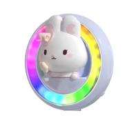 Car Air Freshener Vent Clips Fashion Cute Car Rhythm Light (Purple, One Size)