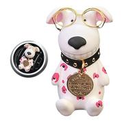 Car Air Freshener - White Dog Shaped Ventilation Clip Scented Ornaments | Car Air Purification Clip Deodorizing Fragrance Car Interior Ornaments Gifts Cute Design