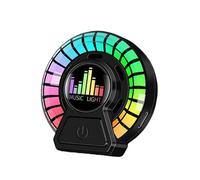 Car Air Freshener with Ambient Light - Sound-Activated Rhythm Light Vent Perfume, Voice-Controlled Car Decoration for Fragrance & Atmosphere (Bluebell)