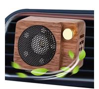 Car Air Freshener with Lasting Effect, Perfume Aromatherapy Decoration Outlet, Wooden Ventilation Clip with Creative Car Fragrance, for Interior, Bedroom, Living Room, Toilet, Men and Women