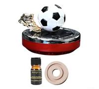 Car Air Freshener with Solar Power Elegant Football Golden Boot Design for Continuous Aroma Release (Red)
