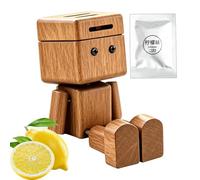 Car Air Freshener Wood Robot Shape Reusable Aromatherapy | Auto Fragrance Decoration for Travelers Trucks RVs SUVs Sedans Road Trips Daily Commute City Driving Home Office