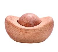 Car Air Freshener, Wooden Car Fragrance Diffuser, Odor Control Accessory for Vehicle Interior Use, 27x36x60x45mm Flameless Fragrance Holder for Subtle Scent Release, Decorative Wood Finish
