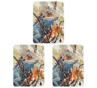 Car Air Fresheners 3 Pack Hanging Fresheners Lizard on The Branch Printed Rearview Mirror Aromatherapy Tablets Interior Bathroom Bedroom Decor Lavender Fragrance