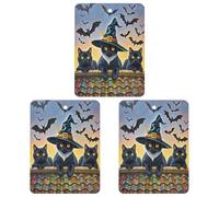 Car Air Fresheners 3 Pack Hanging Fresheners Weird And Cute Cat Printed Rearview Mirror Aromatherapy Tablets Interior Bathroom Bedroom Decor Lavender Fragrance