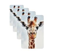 Car Air Fresheners 4Pcs Clever Giraffe Air Freshener for Women Cute Car Interior Accessories Hanging for Cars Mirror Men