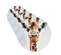 Car Air Fresheners 4Pcs Clever Giraffe Air Freshener for Women Cute Car Interior Accessories Hanging for Cars Mirror Men