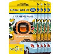 Car Air Fresheners, 5 Pack, Vent Clips, Long Lasting Fresh Scent, Car Refresher for Men & Women, 0.14 fl oz (4 mL) (Hawaian)