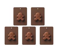 Car Air Fresheners 5 Pcs Hanging Air Freshener Gingerbread Head Car Aromatherapy Tablets Wardrobe Pendant Fragrance Scented Cards for Rearview Mirror Bedroom Car Interior Decor