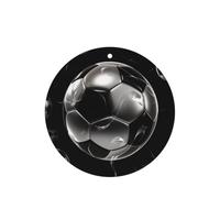 Car Air Fresheners Bulk Round Shape Hanging Car Air Freshener Fragrance Scented Cards Soccer Black Auto Mirror Pendant Aromatherapy Tablets For Car Home Office Closet Bathroom 24 Pcs