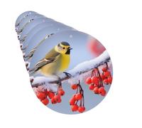 Car Air Fresheners Cards Set of 6 Hanging Scented Cards Car Aromatherapy Tablets Rearview Mirror Pendant Winter Cute Animals Car Fresheners for Car Interior Bathroom Bedroom Shoe Cabinet