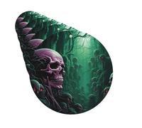 Car Air Fresheners Cards Set of 6 Hanging Scented Cards Car Aromatherapy Tablets Rearview Mirror Pendant Skull Under Green Light Car Fresheners for Car Interior Bathroom Bedroom Shoe Cabinet