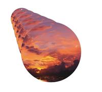 Car Air Fresheners Cards Set of 6 Hanging Scented Cards Car Aromatherapy Tablets Rearview Mirror Pendant Sunset at dusk Car Fresheners for Car Interior Bathroom Bedroom Shoe Cabinet