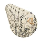 Car Air Fresheners Cards Set of 6 Hanging Scented Cards Car Aromatherapy Tablets Rearview Mirror Pendant Floral Herbs Botanical Engraving Car Fresheners for Car Interior Bathroom Bedroom Shoe Cabinet