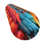 Car Air Fresheners Cards Set of 6 Hanging Scented Cards Car Aromatherapy Tablets Rearview Mirror Pendant Red blue green feathers Car Fresheners for Car Interior Bathroom Bedroom Shoe Cabinet
