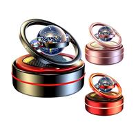 Car Air Fresheners Diffuser Car Fragrance Diffuser Solar Powered Auto Rotating Suspension Planet Auto Perfume Diffuser Silent Car Ess-ential Oil Aromatherapy Diffuser Interior Purifying Air