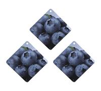 Car Air Fresheners Hanging Air Freshener Blueberry Fragrance Scented Cards Car Aromatherapy Tablets Interior Mirror Pendant for Wardrobe Bathroom Rhombus White