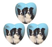 Car Air Fresheners Hanging Air Freshener Border Collie Fragrance Scented Cards Car Aromatherapy Tablets Interior Mirror Pendant for Wardrobe Bathroom Love form Gray
