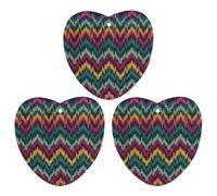 Car Air Fresheners Hanging Air Freshener Colorful Knitted Pattern Fragrance Scented Cards Car Aromatherapy Tablets Interior Mirror Pendant for Wardrobe Bathroom Love form Gray