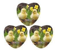 Car Air Fresheners Hanging Air Freshener Cute Baby Ducks Fragrance Scented Cards Car Aromatherapy Tablets Interior Mirror Pendant for Wardrobe Bathroom Love form Black