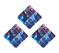 Car Air Fresheners Hanging Air Freshener DNA Genetic Helix Fragrance Scented Cards Car Aromatherapy Tablets Interior Mirror Pendant for Wardrobe Bathroom Rhombus Gray