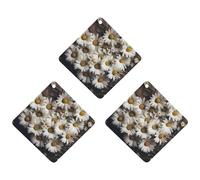Car Air Fresheners Hanging Air Freshener Heart Shaped Shape Fragrance Scented Cards Car Aromatherapy Tablets Interior Mirror Pendant for Wardrobe Bathroom Rhombus Black