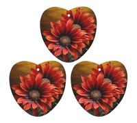 Car Air Fresheners Hanging Air Freshener Red Sunflower Fragrance Scented Cards Car Aromatherapy Tablets Interior Mirror Pendant for Wardrobe Bathroom Love form Black