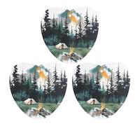 Car Air Fresheners Hanging Air Freshener Wilderness Nature Camping Fragrance Scented Cards Car Aromatherapy Tablets Interior Mirror Pendant for Wardrobe Bathroom Love form White