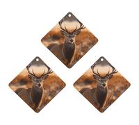 Car Air Fresheners Hanging Antler Red Deer Printed Long Lasting Car Fragrance Freshie